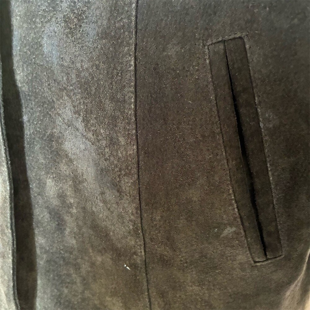 Wilsons Leather Blazer Jacket Womens Size XL Brown Suede 3-Button Vintage - Picture 4 of 8